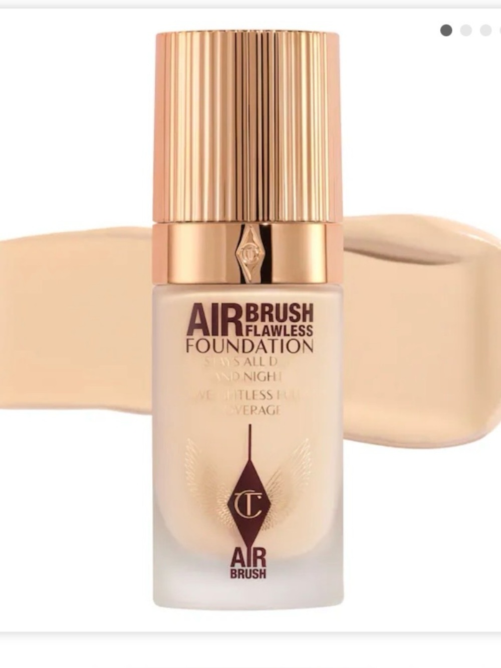 Charlotte Tilbury Airbrush Flawless Foundation - Neutral Shade - Gently Used